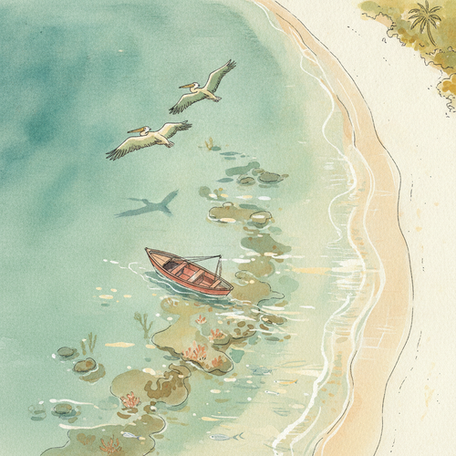 Ilustración de la efeméride: Día Mundial de los Océanos