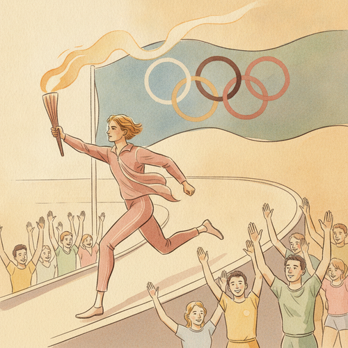 Ilustración de la efeméride: Día Olímpico: la celebración mundial del deporte y el espíritu olímpico