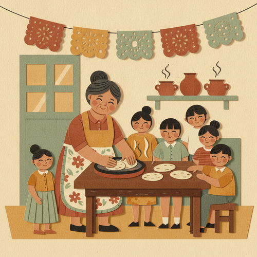 Ilustración de la efeméride: Día del Abuelo en México