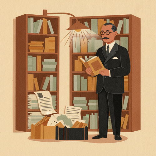 Ilustración de la efeméride: Se funda el Fondo de Cultura Económica