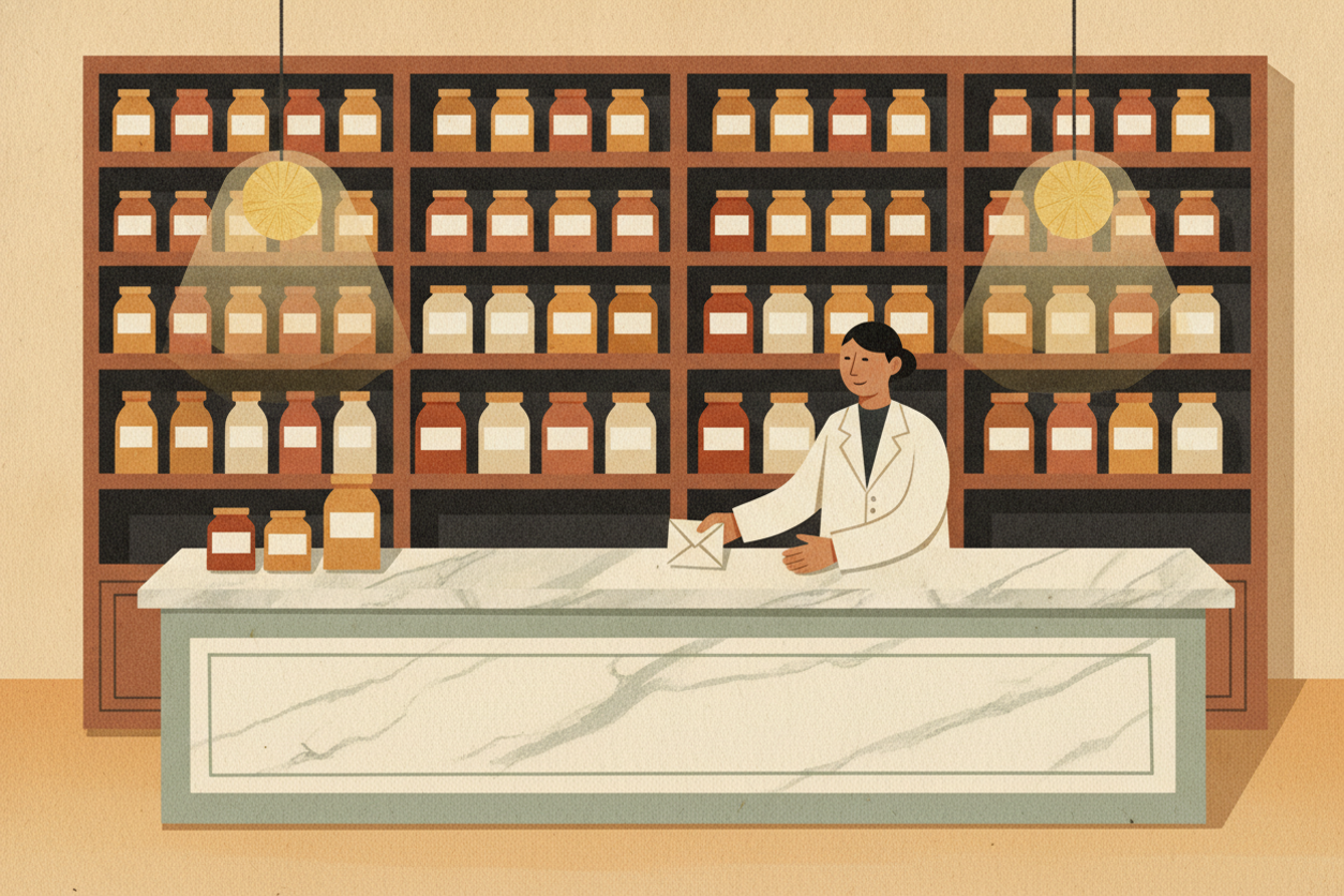 Ilustración de la efeméride: Día Mundial del Farmacéutico: quienes cuidan tu salud tras el mostrador