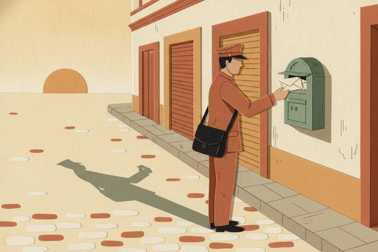 Ilustración de la efeméride: Día Mundial del Correo: la fiesta de las cartas y los carteros