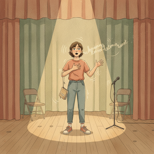 Imagen ilustrativa de declamar
