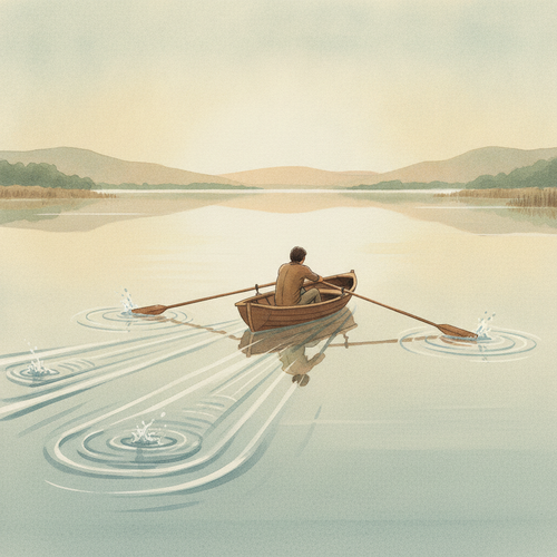 Imagen ilustrativa de remar